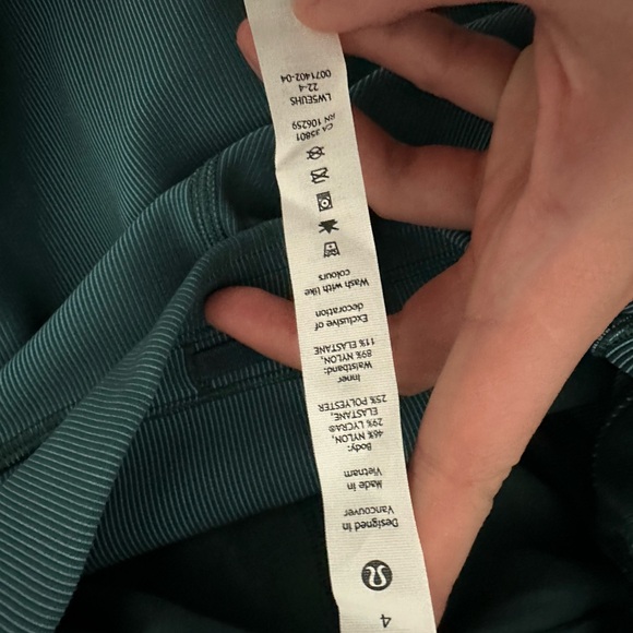 Lululemon Ribbed Running Leggings - Picture 6 of 8